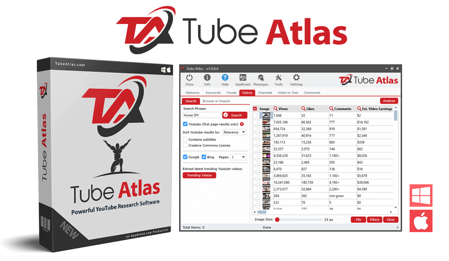 tube atlas software